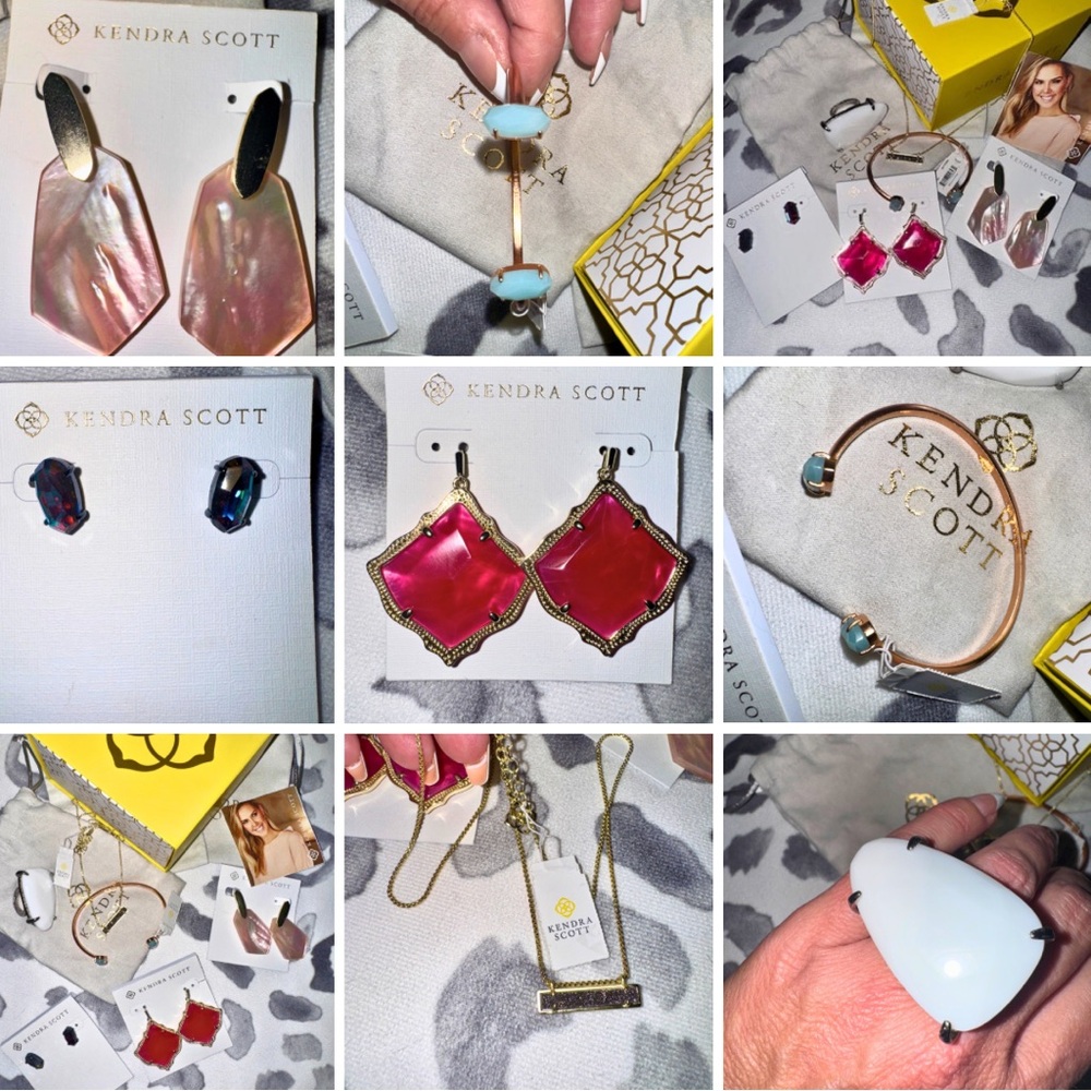NWT! Kendra Scott 6 Pieces included! Bracelet, ring, earrings + necklace